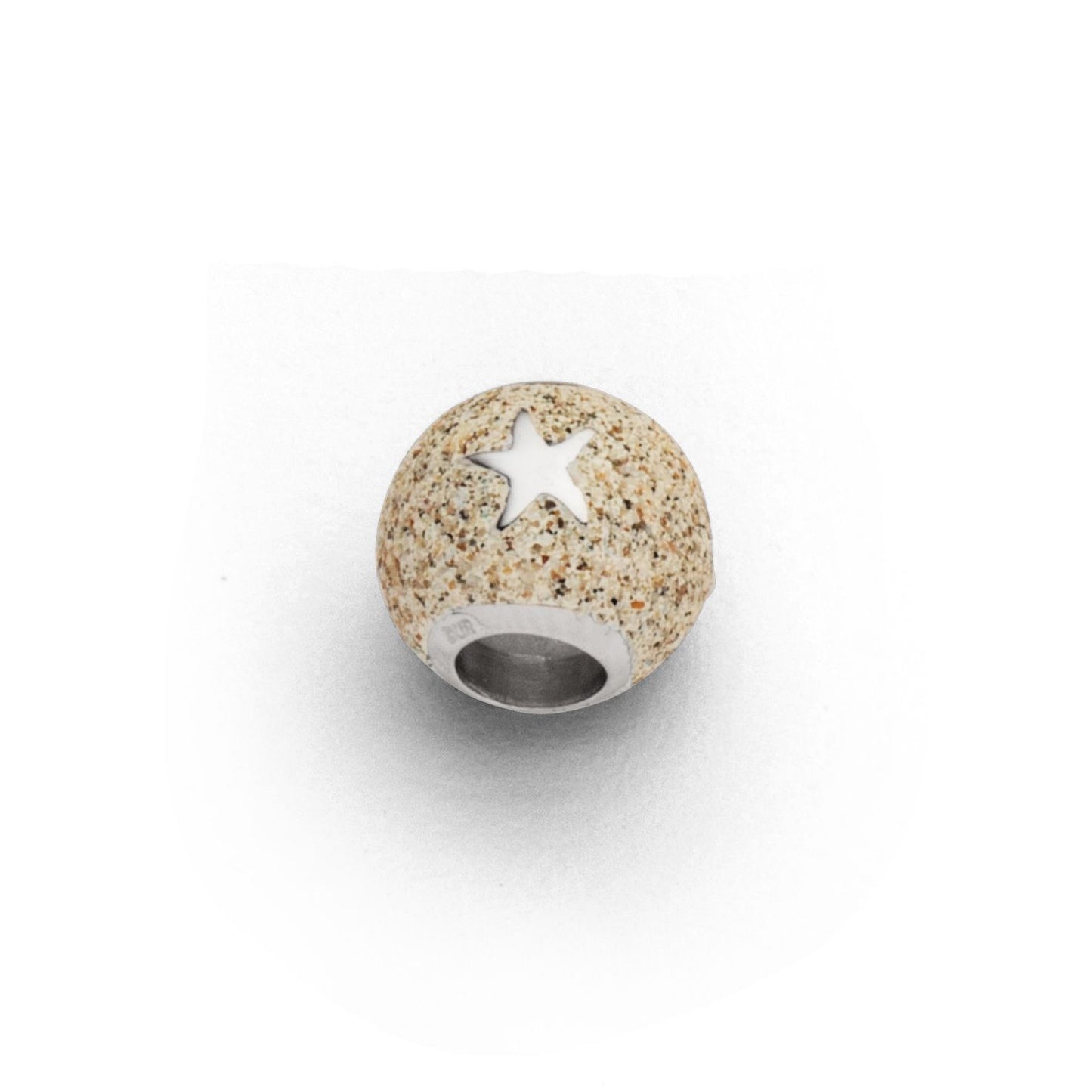 Bead/ Anhänger "Wechselperle Strandsand"