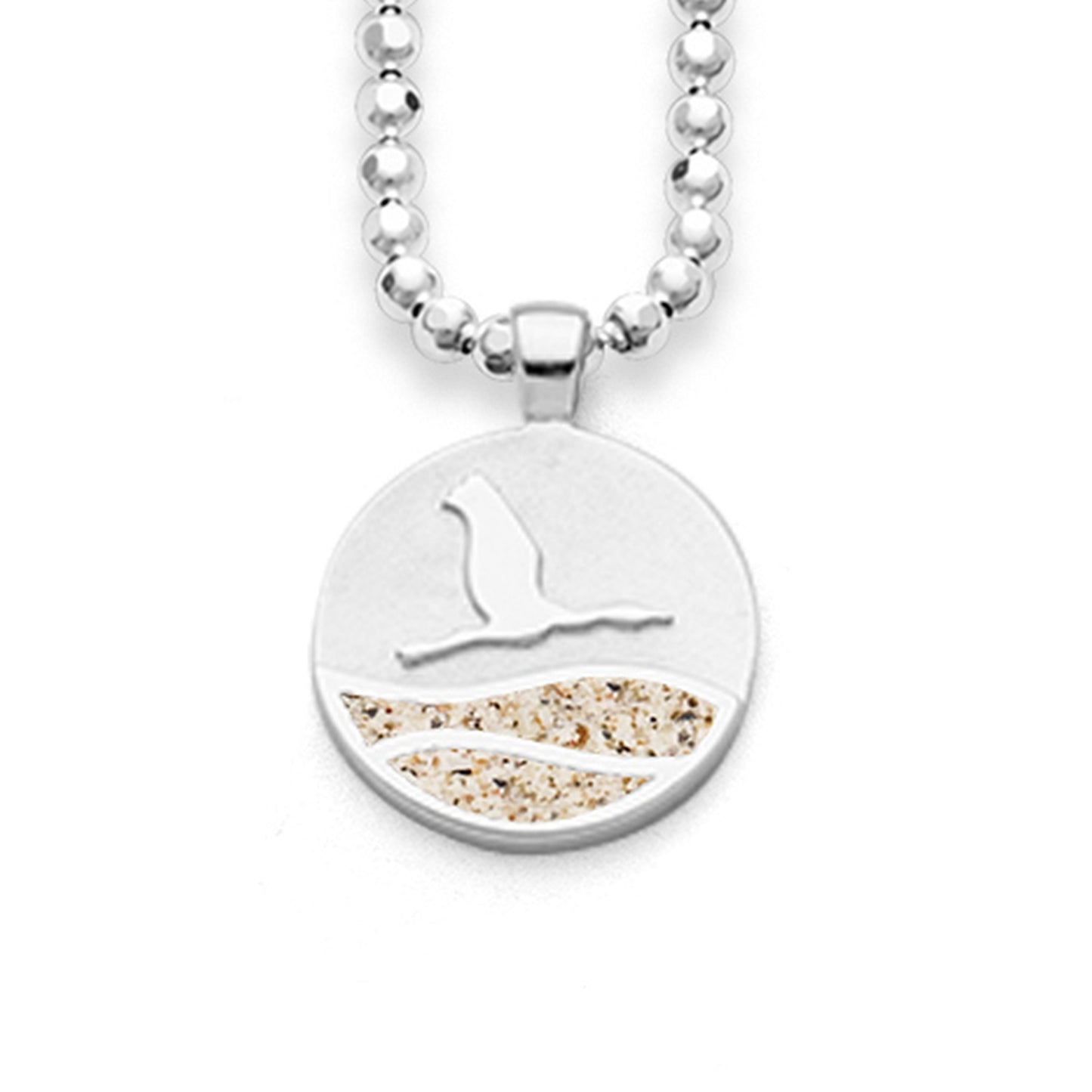 Anhänger Strandwellen "Kranich" 15 mm, Strandsand