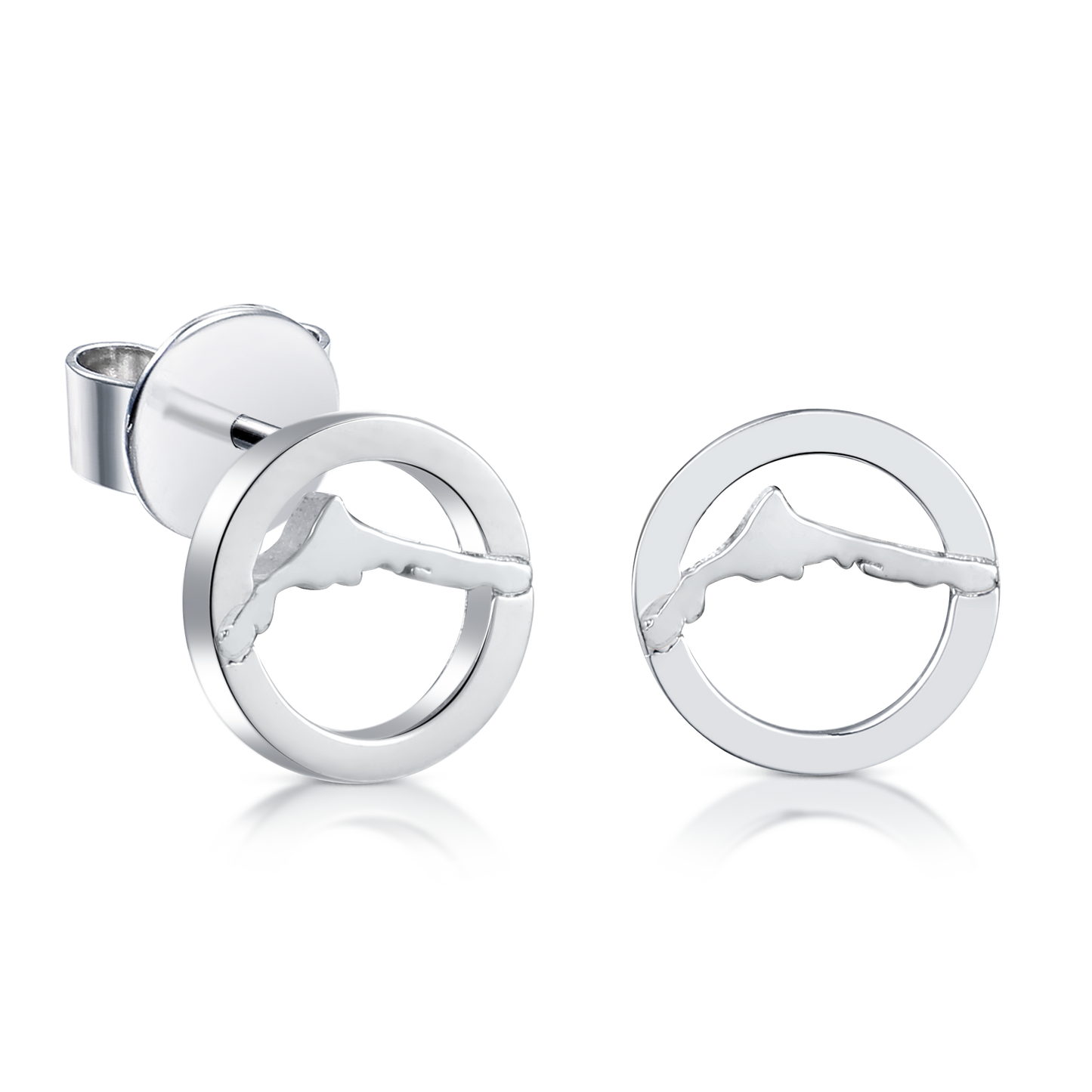 Ohrstecker "Fischland-Darß-Zingst" im Ring