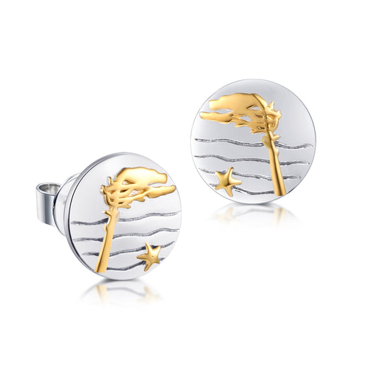 Ohrstecker Windflüchter/ Wellen