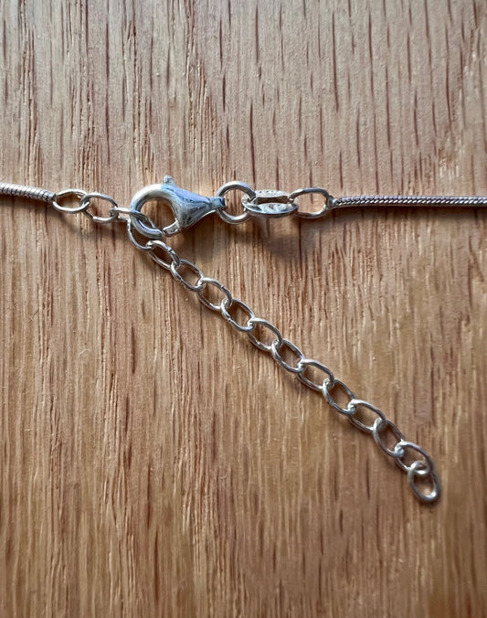 Collier Schlangenkette 925/- Sterling Silber 42 + 5cm
