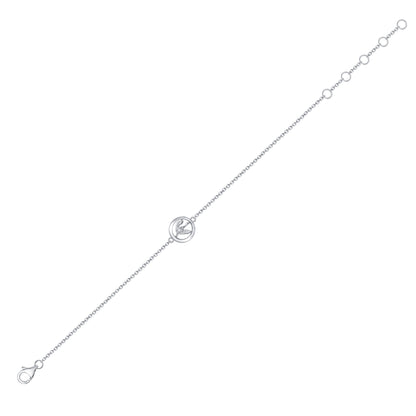 Armband aus 925er Silber – Fliegender Kranich