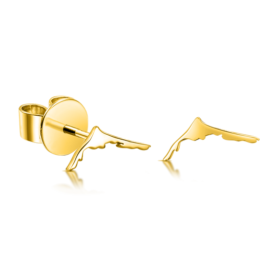 Ohrstecker Fischland Silber vergoldet