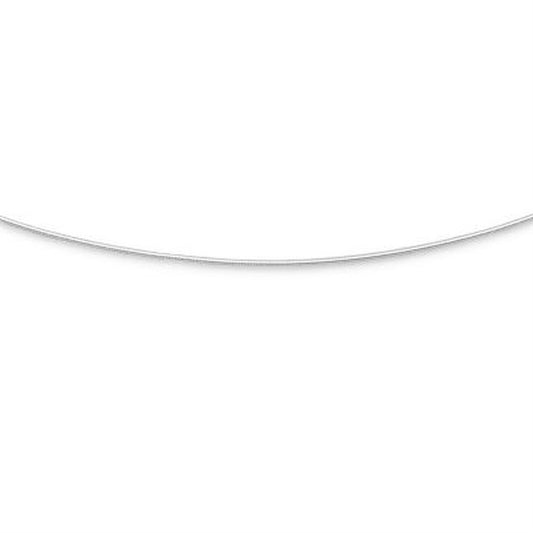 Kette "Schlange 2.0" rhodiniert 1,2 mm