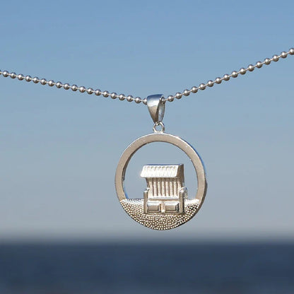 Strandkorb Rund - Silber