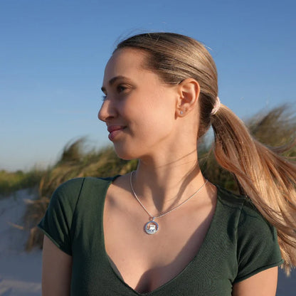 Strandkorb Rund - Silber