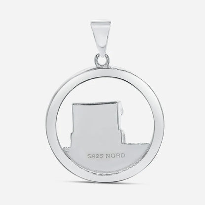 Strandkorb Rund - Silber
